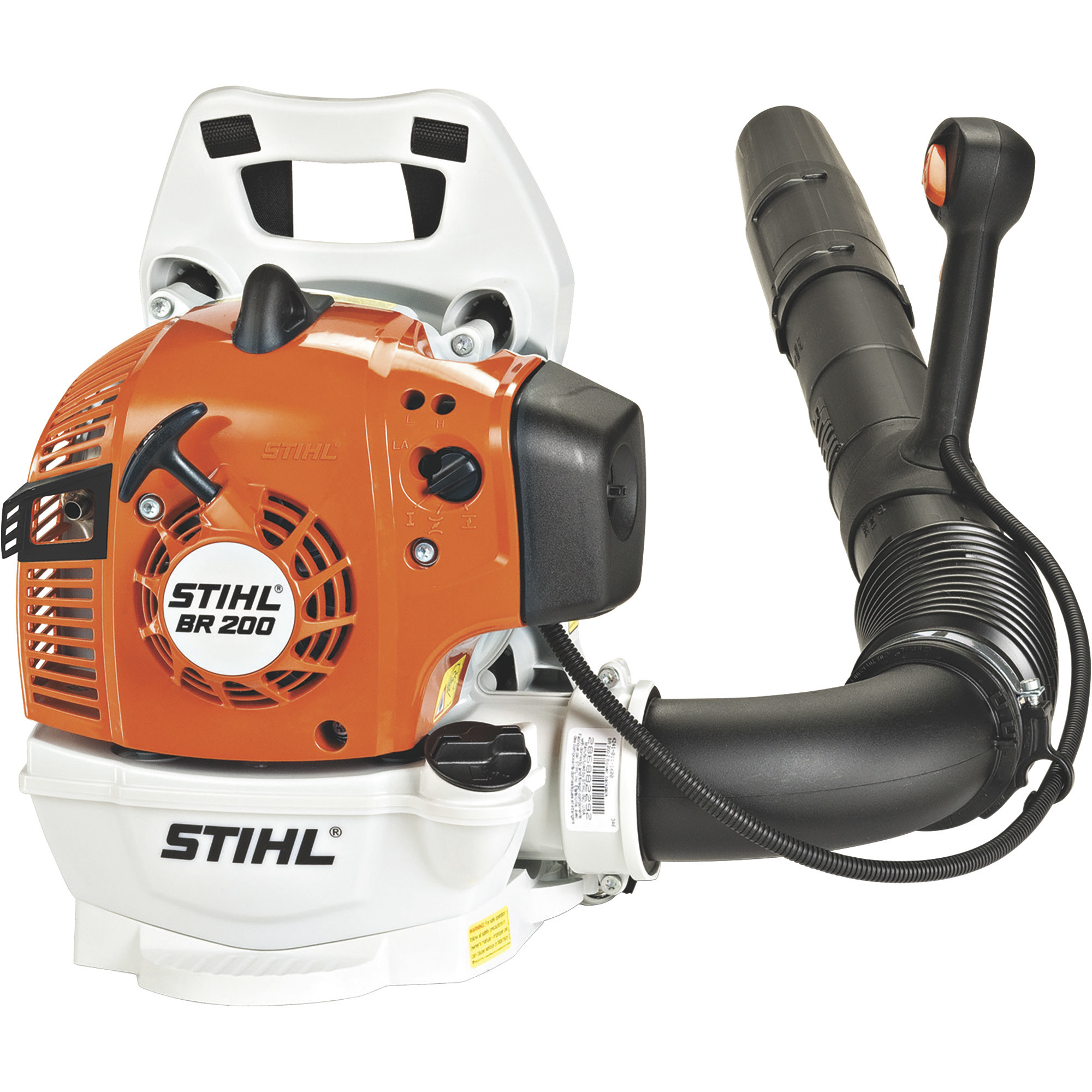 Stihl BR Series Gas-Powered Backpack Blower, 27.2cc, 125 MPH, 400 CFM, Model# BR 200